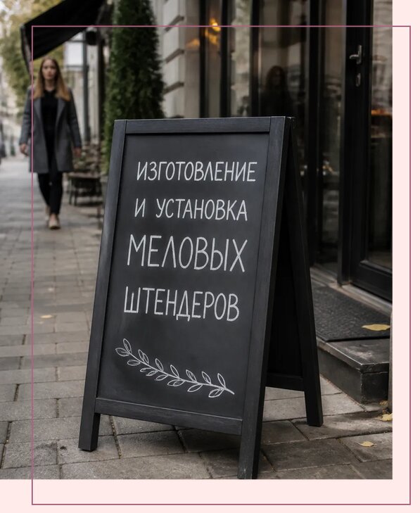 Меловые штендеры в Елабуге по цене от 6583 р. | Аванза-Лбг